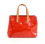 Louis Vuitton Reade PM Red Vernis Leather PM Hand Bag