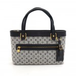 Louis Vuitton Lucille PM Blue Mini Monogram Shoulder Bag