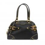 Louis Vuitton Le Radieux Black Suhali Leather Shoulder Bag