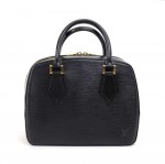 Vintage Louis Vuitton Sablon Black Epi Leather Hand Bag