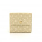 Louis Vuitton Dune Off White Monogram Idylle Trifold Wallet