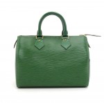 Vintage Louis Vuitton Speedy 25 Green Epi Leather City Hand Bag