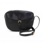 Louis Vuitton Jeune Fille MM Black Epi Leather Crossbody Shoulder Bag
