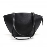 Vintage Louis Vuitton  Black Epi Leather Saint Jacques PM Shoulder Bag