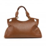 Cartier Marcello de Cartier Brown Calfskin Leather Handbag