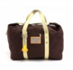Louis Vuitton Sac Weekend LV Cup Chocolate Brown Antigua Canvas Hand Bag