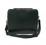 Louis Vuitton Odessa Dark Green Taiga Leather Laptop Briefcase Bag + Strap
