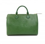 Replacement for LP989 Vintage Louis Vuitton Speedy 30 Green Epi Leather City Hand Bag