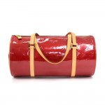 Louis Vuitton Bedford Red Vernis Leather Handbag
