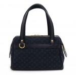 Louis Vuitton Josephine PM Navy Idylle Monogram Mini Lin Canvas Handbag