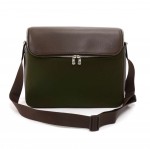 Louis Vuitton Taimyr Brown Taiga Leather x Green Messenger Bag