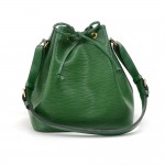 Vintage Louis Vuitton Petit Noe Green Epi Leather Shoulder Bag