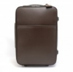 Louis Vuitton Pegase 45 Brown Taiga Leather Travel Suitcase