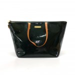 Louis Vuitton Bellevue GM Dark Green Vernis Leather Tote Bag