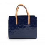 Louis Vuitton Catalina BB Blue Vernis Leather Handbag