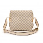 Louis Vuitton Naviglio White Damier Azur Canvas Messenger Bag