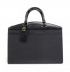 159 Louis Vuitton Riviera Black Epi Leather Handbag