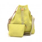 Louis Vuitton LV Cup Lime Green Damier Geant Bucket Bag - 2003 Limited Ed