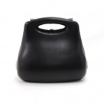Chanel Millenium Black Lambskin Leather Hard Case Bag + Strap-Limited Ed