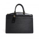 Louis Vuitton Riviera Black Epi Leather Handbag