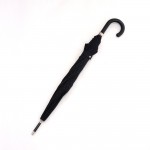 Louis Vuitton Parasol Parapluie Black Monogram Cotton Blend & Black Leather Handle Umbrella