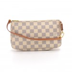 Louis Vuitton Pochette Accessoires White Damier Azur Canvas Bag