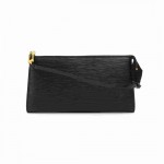 Vintage Louis Vuitton Pochette Accessoires Black Epi Leather Handbag