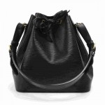 Vintage Louis Vuitton Petit Noe Black Epi Leather Shoulder Bag