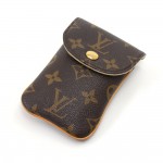 Louis Vuitton Pochette Etui MM Monogram Canvas Small Pouch with Chain