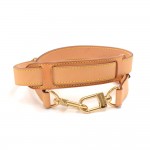 Louis Vuitton Brown Cowhide Leather Adjustable Shoulder Strap For Med to Travel Bags