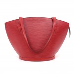 Louis Vuitton Saint Jacques GM Red Epi Leather Shoulder Bag