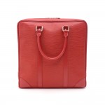 Louis Vuitton Vivienne MM Red Epi Leather Handbag