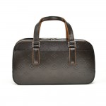 Louis Vuitton Shelton Dark Grey Monogram Matt Leather Handbag
