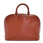 Vintage Louis Vuitton Alma Brown Kenyan Fawn Epi Leather Handbag