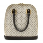 Louis Vuitton Alma Haut Khaki  Monogram Mini Lin Canvas Handbag