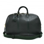 Louis Vuitton Kendall PM Dark Green Taiga Leather Travel Bag + Strap