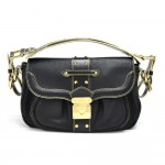 Louis Vuitton Le Confident Black Suhali Leather Shoulder Bag