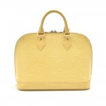 Louis Vuitton Alma Vanilla Epi Leather Handbag