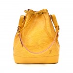 Vintage Louis Vuitton Noe Large Yellow Epi Leather Shoulder Bag