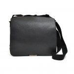 Louis Vuitton Viktor Epica Ardoise Black Taiga Leather Large Messenger Bag
