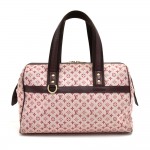 Louis Vuitton Josephine GM Red Monogram Mini Lin Canvas Handbag
