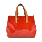 Louis Vuitton Reade PM Red Vernis Leather Handbag