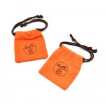 Write Off Hermes Orange Dust Bag For Small Items-Set of 2