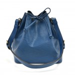 Louis Vuitton Petit Noe Blue Epi Leather Shoulder Bag