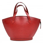 Vintage Louis Vuitton Saint Jacques PM Red Epi Leather Handbag