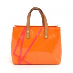 Louis Vuitton Robert Wilson Reade PM Fluo Orange Vernis Leather Handbag - 2002 Limited