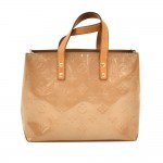 Louis Vuitton Reade PM Beige Noisette Vernis Leather Handbag