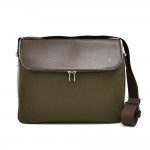 Vintage Louis Vuitton Taimyr Grizzli Brown Taiga Leather Messenger Bag