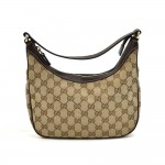 Gucci Beige GG Original Canvas Thin Hobo Bag