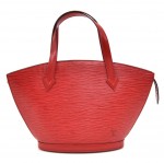Vintage Louis Vuitton Saint Jacques PM Red Epi Leather Handbag
